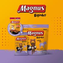 Kit magnus biscoito cão adulto pequeno porte 400g + magnus bifinho cão adulto pequeno carne 500g