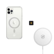 Kit Magsafe Carregador e Capa compatível com iPhone 15 Pro Max Gshield