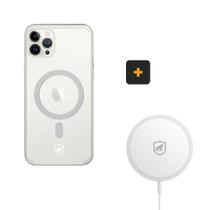 Kit Magsafe Carregador e Capa compatível com para iPhone 13 Pro Max Gshield