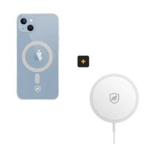 Kit Magsafe - Carregador Wireless e Capa case capinha para iPhone 14 - Gshield