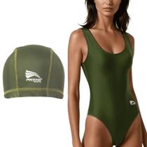 Kit Maiô Hidroginástica E Natação + Touca - Progne Sports
