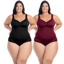 Kit Maiô Plus Size Natação Hidroginástica Alta Sustentação