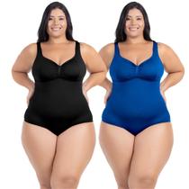 Kit Maiô Plus Size Natação Hidroginástica Alta Sustentação