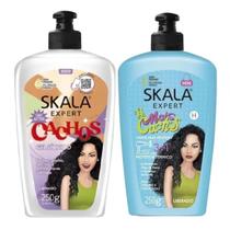 Kit Mais Cachos Skala Creme para Pentear + Gel Líquido