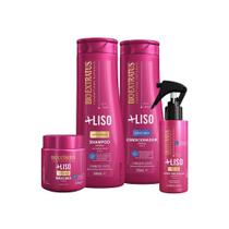 Kit Mais Liso Bio Extratus Completo Shampoo + Condicionador + Máscara + Spray