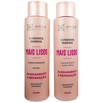 Kit Mais Lisos 1 Shampoo 1 Condicionador 500ml Voga