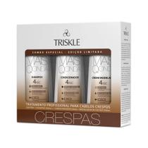 Kit Mais Q Onda Crespas 900g ( Shampoo+Condicionador+Modelador)-Triskle Kit Mais Q Onda Crespas 900g ( Shampoo+Condicionador+Modelador)-Triskle