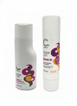 Kit make curl gelatina + leave-in tipo 4 amávia