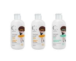 Kit Make Curl Kids Amavia 2 Creme De Pentear 1 Condicionador