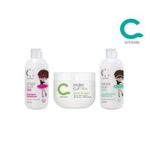Kit Make Curl Kids (Shampoo, Condicionador e Máscara Capilar) Amávia