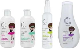 Kit make curl kids shampoo/condicionador/spray/umidificador