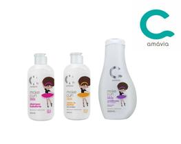 Kit Make Curl Kids Shampoo Creme De Pentear Umidificador