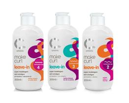 Kit Make Curl Leave-ins Cachos Hidratante Tipo 2 3 4 Amavia