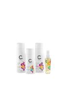 Kit Make Curl Shampoo Condicionador Gelatina Óleo Amavia