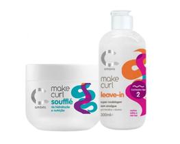 Kit Make Curl Souffle Leave-in Tipo 2 Hidratante Amavia Hair