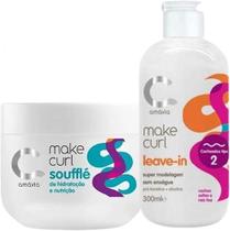 Kit Make Curl Soufle Máscara + Leave-In 2 Amávia