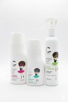 Kit MakeCurl Teen Shampoo Condicionador Spray Hidrata Amavia