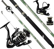 Kit Makis Pesca Pesada Toro Steel Vara Crocodilus Fibra de Vidro