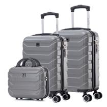 Kit Mala Bordo 3 Peças com Frasqueira + 10kg + 8kg ANAC