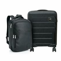 Kit Mala Bordo com Expansor Verona + Mochila 2 em 1 Viccina Kit Mala Bordo com Expansor Verona + Mochila 2 em 1 Viccina