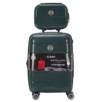 Kit Mala de Bordo 10kg ANAC Expansível PP Rodas 360 TSA com Frasqueira Sammy Kit Mala de Bordo 10kg ANAC Expansível PP Rodas 360 TSA com Frasqueira Sammy