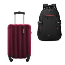 Kit Mala de Bordo 10kg Viagem Rígida Rodas 360º ABS Cadeado Segredo Gladiador A2MB com Mochila Executiva Notebook 102 Kit Mala de Bordo 10kg Viagem Rígida Rodas 360º ABS Cadeado Segredo Gladiador A2MB com Mochila Executiva Notebook 102