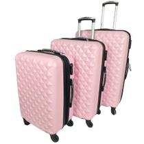 Kit Mala De Viagem 10Kg, 23Kg E 32Kg Cores Novas