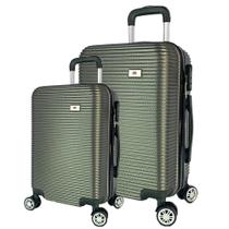 Kit Mala de Viagem 2 Peças Bordo e M - C/ 4 Rodinhas 360º Kit Mala de Viagem 2 Peças Bordo e M - C/ 4 Rodinhas 360º