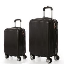 Kit Mala de Viagem 2 Peças Bordo e M - C/ 4 Rodinhas 360º Kit Mala de Viagem 2 Peças Bordo e M - C/ 4 Rodinhas 360º