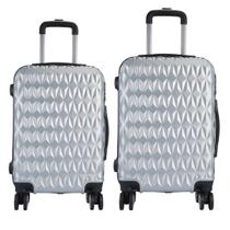 Kit Mala de Viagem 2 Peças Bordo e M - C/ 4 Rodinhas 360º Kit Mala de Viagem 2 Peças Bordo e M - C/ 4 Rodinhas 360º