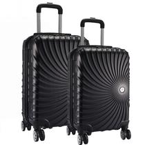 Kit Mala de Viagem 2 Peças Bordo e M - C/ 4 Rodinhas 360º Kit Mala de Viagem 2 Peças Bordo e M - C/ 4 Rodinhas 360º