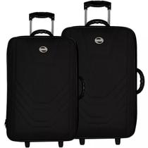 Kit Mala de Viagem 2 peças Média e Grande Village Básica Resistente Kit Mala de Viagem 2 peças Média e Grande Village Básica Resistente