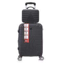 Kit Mala De Viagem Bordo 10kg ANAC Frasqueira Média Tripx Kit Mala De Viagem Bordo 10kg ANAC Frasqueira Média Tripx