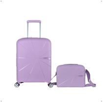 Kit Mala de viagem Bordo Expansível e Frasqueira Cadeado TSA