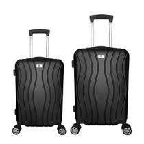 KIT MALA DE VIAGEM BORDO PEQUENA E MÉDIA EM ABS C/ RODINHAS 360º - EAGLE - AS60 KIT MALA DE VIAGEM BORDO PEQUENA E MÉDIA EM ABS C/ RODINHAS 360º - EAGLE - AS60