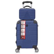 Kit Mala De Viagem Bordo PP 8kg e Frasqueira P Luxo Tripx