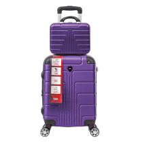 Kit Mala De Viagem Bordo PP 8kg e Frasqueira P Luxo Tripx