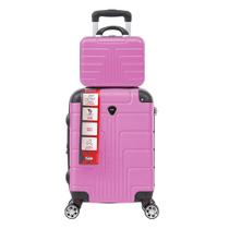 Kit Mala De Viagem Bordo PP 8kg e Frasqueira P Luxo Tripx