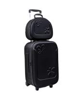 Kit Mala de Viagem Bordo (tamanho P Anac 55x35x25cm)+ Frasqueira Nécessaire maleta Viagem10kg Avião