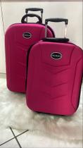 Kit mala de viagem com 2 pecas CONTEM 1 média 23kg e 1 pequena 10kg(02)