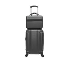 Kit Mala de Viagem expansível resistente + maleta tira colo