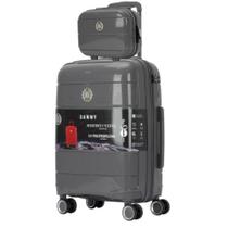 Kit mala de viagem grande 32kg com frasqueira bagagem de mão