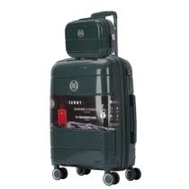 Kit mala de viagem grande 32kg com frasqueira bagagem de mão