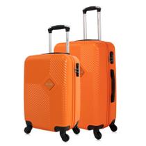 Kit mala de viagem Laranja pequena e média Zug Swiss Move Kit mala de viagem Laranja pequena e média Zug Swiss Move