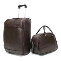 Kit Mala Grande de Bordo com Rodinhas e Mala Média de Mão em material sintético para Viagem. Vai a Bordo Kit Mala Grande de Bordo com Rodinhas e Mala Média de Mão em material sintético para Viagem. Vai a Bordo