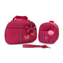 Kit Mala Maternidade Luxo Menina Borboleta G+M para Menino/Menina