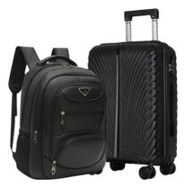 Kit Mala Viagem Bordo 10 Kg Bagagem Mão E Mochila Executiva Aviões Kit Mala Viagem Bordo 10 Kg Bagagem Mão E Mochila Executiva Aviões