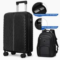 Kit Mala Viagem Despacho Voo 23kg + Mochila Executiva Porta Notebook