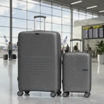 Kit Mala Viagem Pequena Média Rodinha Giro 360 Abs Kit Mala Viagem Pequena Média Rodinha Giro 360 Abs