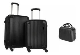 Kit Malas 360º 23kg, 32kg + Frasqueira Marca Preto